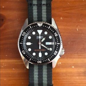 SKX013K2 With Blushark Bond strap